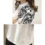 夏新作 刺繍パフスリーブシャツ ma | ShopNikoNiko | 詳細画像3 