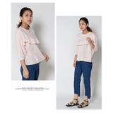 冬新作 フロントフリルスゥエットトップス フロントフリル | ShopNikoNiko | 詳細画像4 