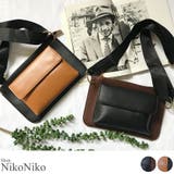 冬新作 バイカラーサコッシュ バッグ | ShopNikoNiko | 詳細画像1 