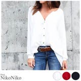 冬新作 ノーカラーベーシックシャツ ma | ShopNikoNiko | 詳細画像1 