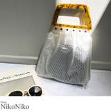 秋新作 鼈甲ハンドルpvcバッグ バッグ | ShopNikoNiko | 詳細画像1