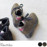 冬新作 刺繍変形ソールスニーカー シューズ 靴 レディース スニーカー 刺繍 | ShopNikoNiko | 詳細画像1 
