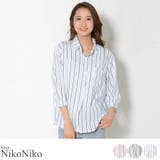 冬新作 マルチストライプシャツ ma | ShopNikoNiko | 詳細画像1 