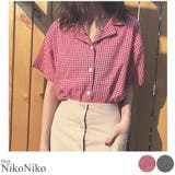 冬新作 ギンガムチェックダブルシャツ ma | ShopNikoNiko | 詳細画像1 