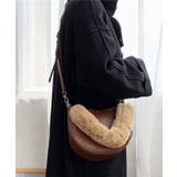 ブラウン | 冬新作 ファーハンドルバッグ 鞄 | ShopNikoNiko