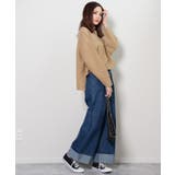秋新作 横編ニットセーター トップス | ShopNikoNiko | 詳細画像15