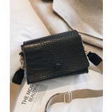 ブラック | 冬新作 クロコ調ショルダーバッグ 鞄 | ShopNikoNiko