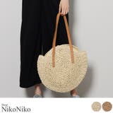 夏新作 ラウンドストローバッグ バッグ | ShopNikoNiko | 詳細画像1 