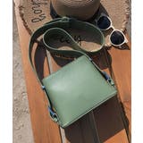 グリーン | 冬新作 スクエアショルダーバッグ 鞄 | ShopNikoNiko