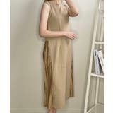 冬新作 バックプリーツ ノースリーブワンピース | ShopNikoNiko | 詳細画像4