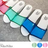 秋新作 カラークリアサンダル シューズ | ShopNikoNiko | 詳細画像1