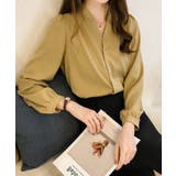イエロー | 春新作 ノーカラーシャツ ma | ShopNikoNiko