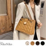 春新作 キルティングスクエアバッグ キルティング | ShopNikoNiko | 詳細画像1