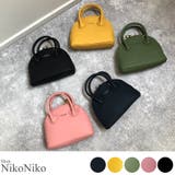 冬新作 ミニラウンドバッグ シンプル | ShopNikoNiko | 詳細画像1 