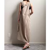 モカ | 秋新作 バッククロスワンピース シンプル | ShopNikoNiko