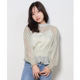 春新作 シフォンウエストギャザーブラウス シンプル | ShopNikoNiko | 詳細画像4