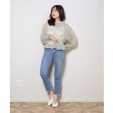 春新作 シフォンウエストギャザーブラウス シンプル | ShopNikoNiko | 詳細画像5