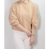 ベージュ | 冬新作 裏毛 ハイネックトレーナー | ShopNikoNiko