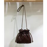 ブラウン | 冬新作 キルティング 巾着ショルダーバッグ | ShopNikoNiko