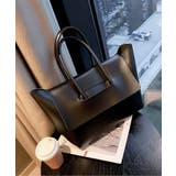 ブラック | 冬新作 フェイクレザー トートバッグ | ShopNikoNiko