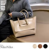 冬新作 フェイクレザー トートバッグ | ShopNikoNiko | 詳細画像1