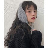 ベージュ | 耳あて ポンポン イヤーマフラー | ShopNikoNiko