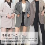 夏新作 千鳥柄 テーラードジャケット | ShopNikoNiko | 詳細画像2 