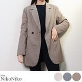 夏新作 千鳥柄 テーラードジャケット | ShopNikoNiko | 詳細画像1 