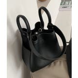 ブラック | 冬新作 バケットスクエアバッグ 鞄 | ShopNikoNiko