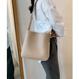 ベージュ | 冬新作 バケットスクエアバッグ 鞄 | ShopNikoNiko