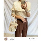 秋新作 ウッドビーズハンドバッグ バッグ | ShopNikoNiko | 詳細画像4