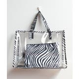 冬新作 ポーチ付き ゼブラ柄クリアバッグ | ShopNikoNiko | 詳細画像18