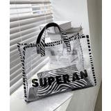 クリア | 冬新作 ポーチ付き ゼブラ柄クリアバッグ | ShopNikoNiko