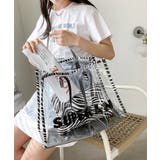 冬新作 ポーチ付き ゼブラ柄クリアバッグ | ShopNikoNiko | 詳細画像13