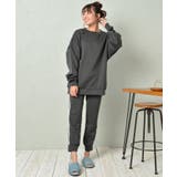 チャコール | 秋新作 ダンボールニット セットアップ | ShopNikoNiko