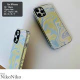 春新作 マーブル柄 スマホケース | ShopNikoNiko | 詳細画像1 