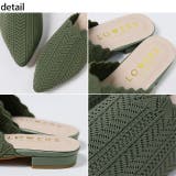 秋新作 レースカットニットミュール シューズ | ShopNikoNiko | 詳細画像17