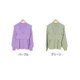 秋新作 2wayビスチェ+ボリューム袖ニット レイヤードセット | ShopNikoNiko | 詳細画像2