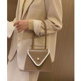 ベージュ | 春新作 バイカラー パールボタン | ShopNikoNiko