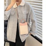 夏新作 バイカラー スクエアショルダーバッグ | ShopNikoNiko | 詳細画像14