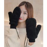 冬新作 ミトン編み 紐付き | ShopNikoNiko | 詳細画像5 