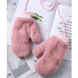 ピンク | 冬新作 ミトン編み 紐付き | ShopNikoNiko