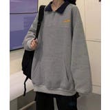 グレー | 春新作 オーバーサイズ 裏起毛 | ShopNikoNiko