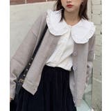 春新作 フリル襟 ビックカラー | ShopNikoNiko | 詳細画像7