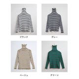 春新作 タートルネック ボーダー | ShopNikoNiko | 詳細画像2