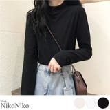 春新作 シンプル モックネック | ShopNikoNiko | 詳細画像1
