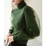 冬新作 袖チュール タートルネック | ShopNikoNiko | 詳細画像7 