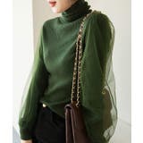 冬新作 袖チュール タートルネック | ShopNikoNiko | 詳細画像8 