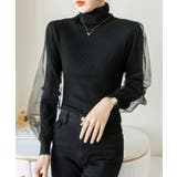 冬新作 袖チュール タートルネック | ShopNikoNiko | 詳細画像11 