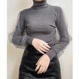 冬新作 袖チュール タートルネック | ShopNikoNiko | 詳細画像17 